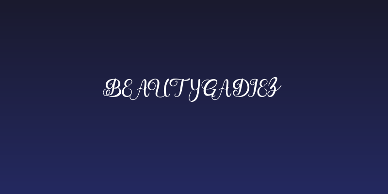 BeautyGadiez Social Header