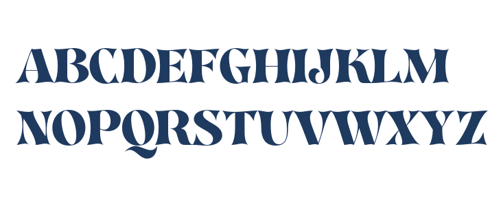 BeautyMagnolia-Regular Uppercase