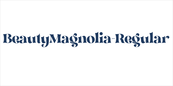 BeautyMagnolia-Regular Logo