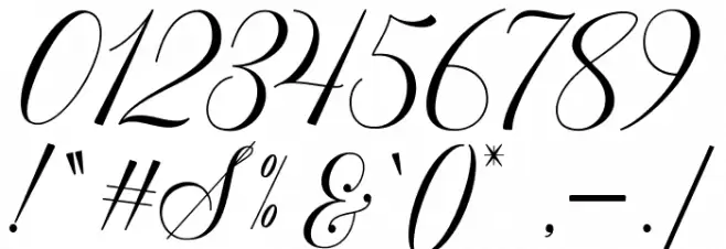 BeautyQueenScript Font OTHER CHARS