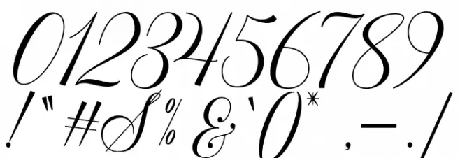 BeautyQueenScript Font OTHER CHARS