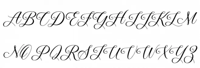 BeautyQueenScript Fuentes MAYÚSCULAS