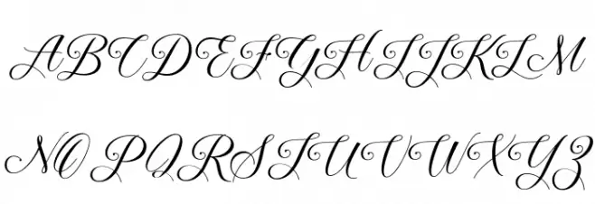 BeautyQueenScript Шрифта ВЕРХНИЙ