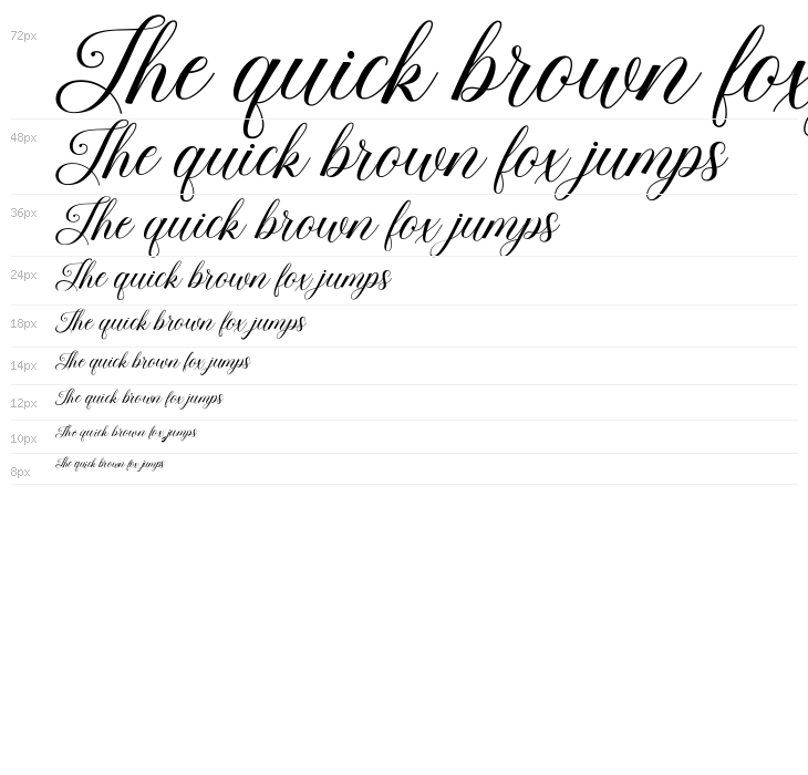 BeautyQueenScript Waterfall