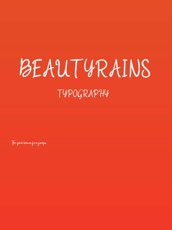 BeautyRains Poster