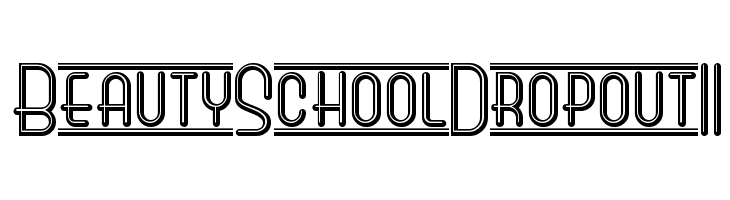 BeautySchoolDropoutII  フリーフォントのダウンロード