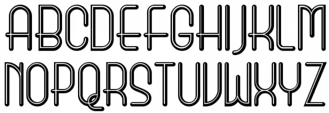 BeautySchoolDropoutII Caratteri MAIUSCOLE