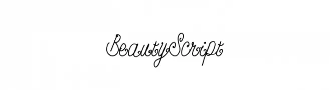 BeautyScript  Free Fonts Download