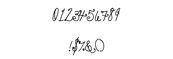 BeautyScript Font OTHER CHARS