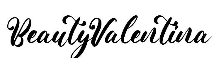 BeautyValentina  les polices de caractères gratuit tlcharger