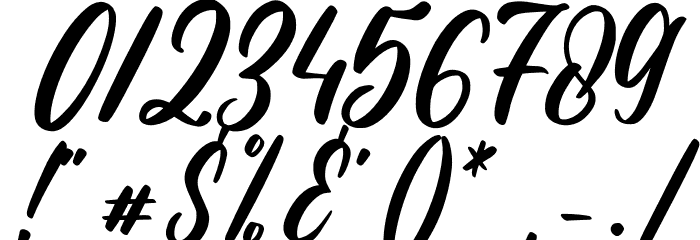 BeautyValentina Font OTHER CHARS