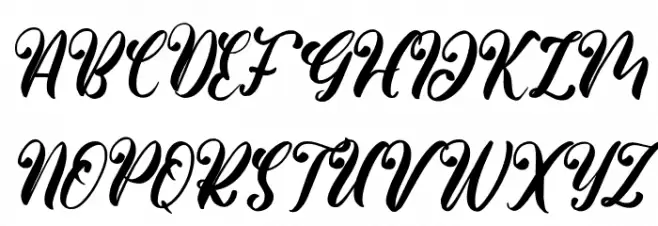 BeautyValentina Schriftart Groß