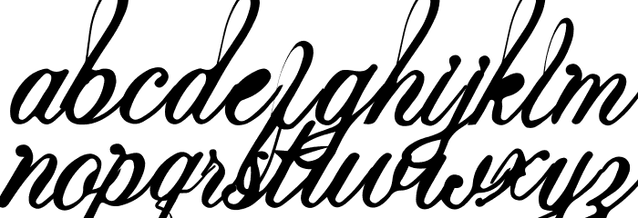 Beauty Font LOWERCASE