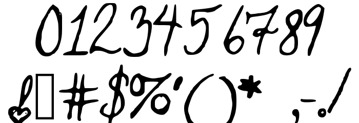 BeautyandtheBeast Font OTHER CHARS