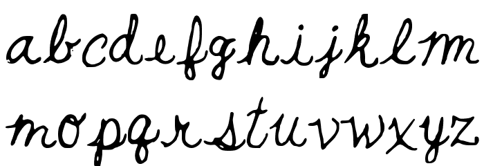 BeautyandtheBeast Font LOWERCASE