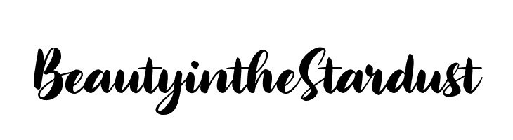 BeautyintheStardust  Free Fonts Download