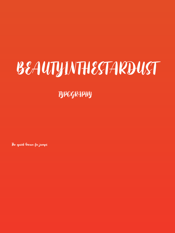 BeautyintheStardust Poster