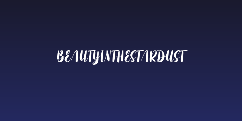 BeautyintheStardust Social Header