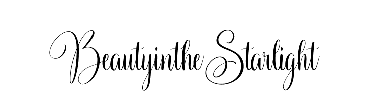 BeautyintheStarlight  免费字体下载
