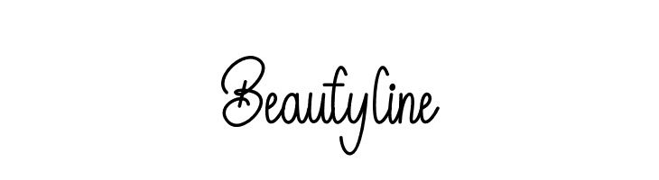 Beautyline  フリーフォントのダウンロード