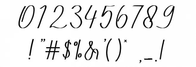 Beautylope Font OTHER CHARS