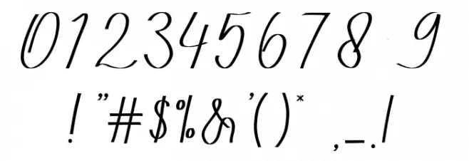 Beautylope Font OTHER CHARS