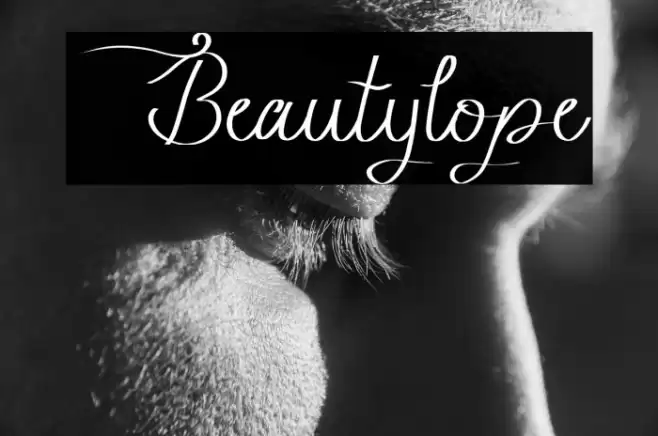 Beautylope Font examples