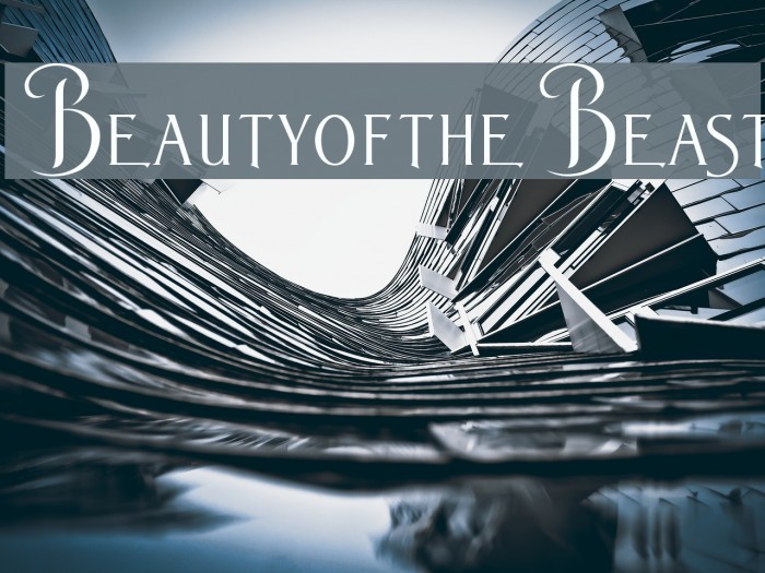 BeautyoftheBeast フォント examples