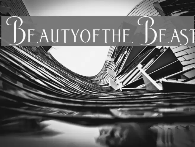 BeautyoftheBeast フォント examples