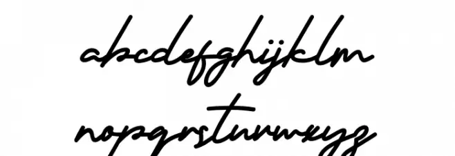 Beautyous Demo Bold 字体 小写