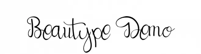 Beautype Demo  baixar fontes gratis