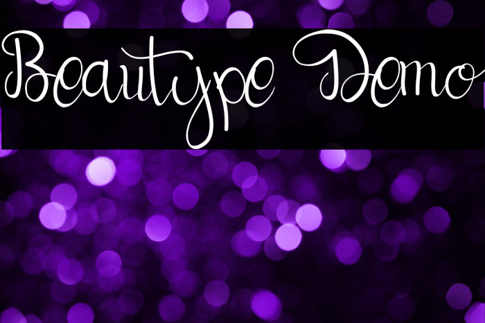 Beautype Demo Example 1