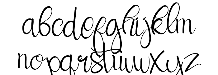 Beautype Demo Font LOWERCASE