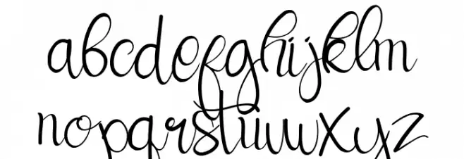 Beautype Demo Font LOWERCASE