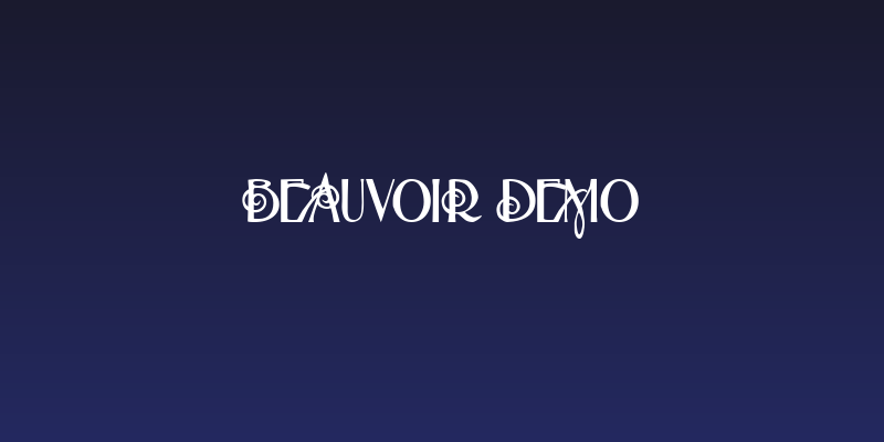 Beauvoir Demo Social Header