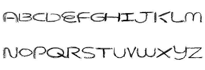 BeaverScratches Font LOWERCASE