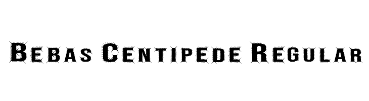 Bebas Centipede Regular Schriftart