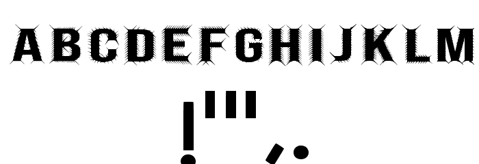 Bebas Centipede Regular Schriftart Anderer Schreiben