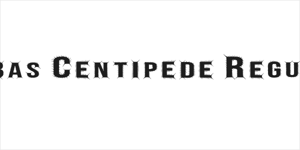 Bebas Centipede Regular Logo