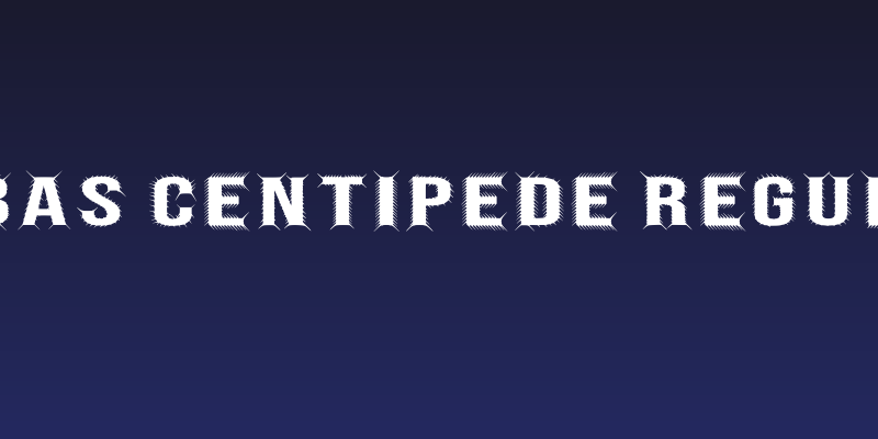 Bebas Centipede Regular Social Header