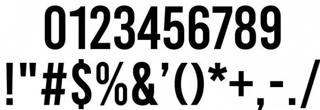 Bebas Kai Font OTHER CHARS