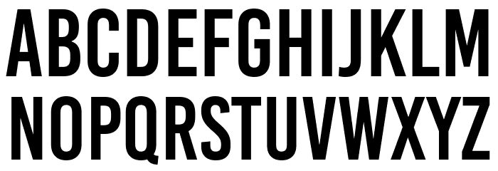 Bebas Kai Font LOWERCASE