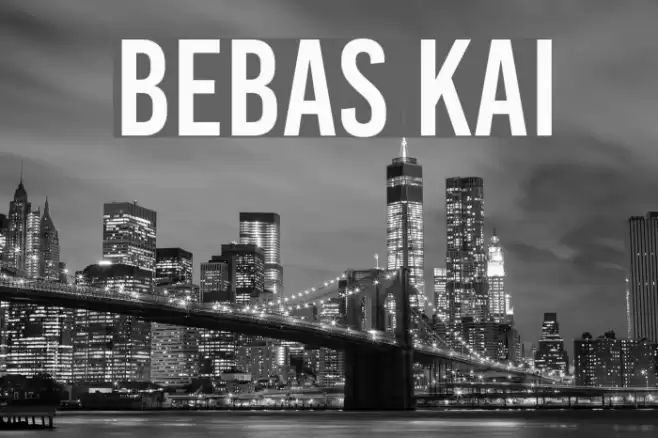 Bebas Kai Font examples