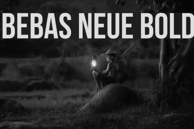 Bebas Neue Bold フォント examples