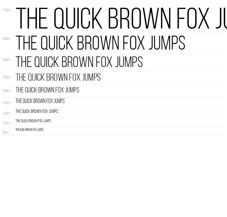 Bebas Neue Book Waterfall