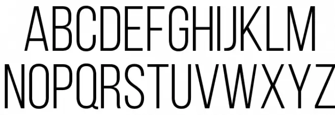 Bebas Neue Book Fonte MINÚSCULAS
