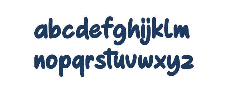 Bebas Note Bold Lowercase