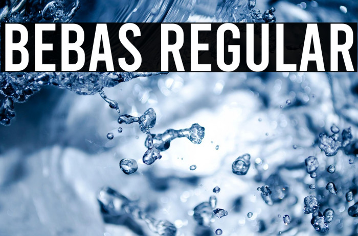 Bebas Regular Example 3