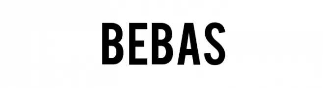 Bebas  Frei Schriftart Herunterladen