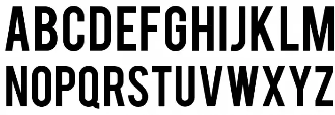 Bebas フォント 大文字